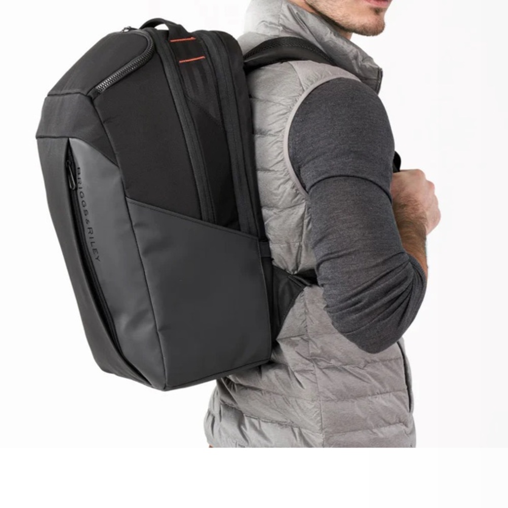 Briggs & Riley Black Cargo Backpack - Picture 12 of 14